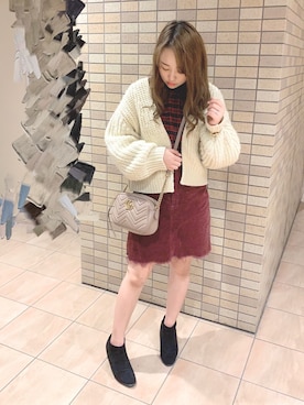 SminoAkariさん（レディース・152cm）の冬コーディネート