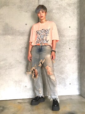 「KYE（キー）のアイテム」を使った、Joycechangさん（レディース・163cm）の夏コーディネート