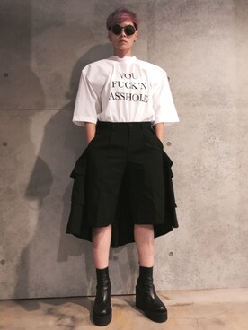 「vetements」｜「アイテム（ブーティ）」を使った、Joycechangさん（レディース・163cm）の夏コーディネート