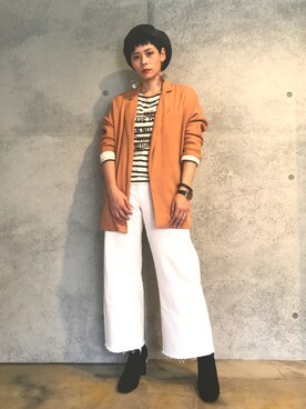 「Dior」｜「アイテム（ブーティ）」を使った、Joycechangさん（レディース・163cm）の春コーディネート