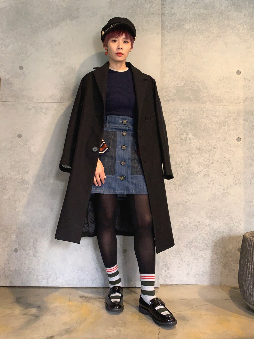 MIU MIU☆ミュウミュウ☆スタッズ デニムロングスカート新品 MIUMIU