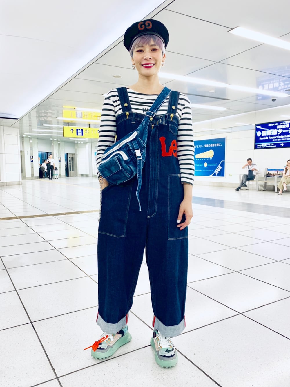 GUCCIのハンチング/ベレー帽を使った人気ファッションコーディネート