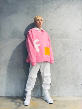 ポロシャツ ピンク系 を使ったレディース人気ファッションコーディネート Wear