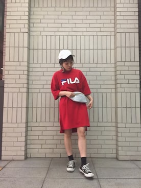 marinoさんの（FILA | フィラ）を使ったコーディネート