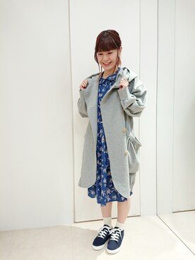 「FRAPBOIS（フラボア）のアイテム（その他アウター）」を使った、FUUさん（レディース・162cm）の春コーディネート