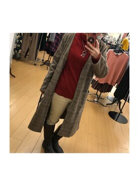 「CONVERSE（コンバース）のアイテム（財布/小物）」を使った、루리(RURI)さん（レディース・150cm）の冬コーディネート