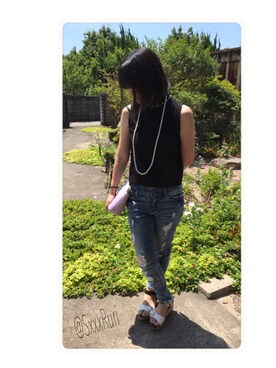 「4℃（ヨンドシー）のアイテム（バッグ）」を使った、루리(RURI)さん（レディース・150cm）の冬コーディネート