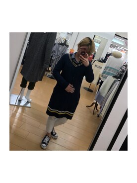 「LEPSIM（レプシィム）のアイテム（チュニック）」を使った、루리(RURI)さん（レディース・150cm）の春コーディネート