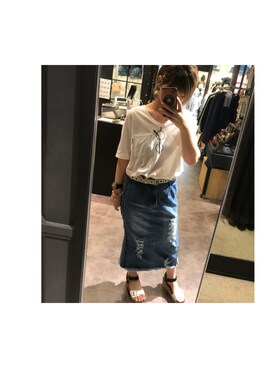 루리(RURI)さん（レディース・148cm）の夏コーディネート