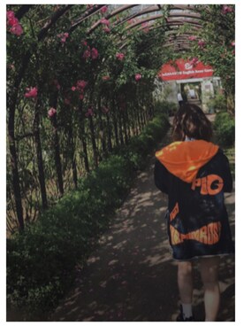 「FILA（フィラ）のアイテム（スニーカー、ブラック系）」を使った、루리(RURI)さん（レディース・148cm）の秋コーディネート