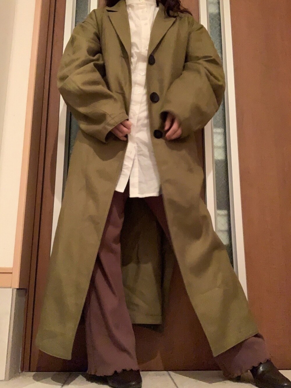 スライ SLY LINEN OVER TAILOR COAT （アイボリー