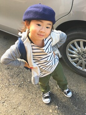 yaekyoさん（キッズ・100cm）の秋コーディネート