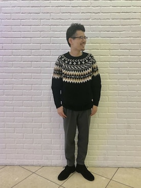 KURONO MASAOMIさん（メンズ・165cm）の秋コーディネート