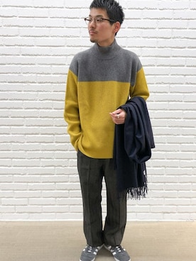 「#秋コーデ」｜「アイテム（パンツ）」を使った、KURONO MASAOMIさん（メンズ・165cm）の秋コーディネート