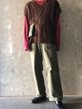 「やっぱりストリートが好き」｜「アイテム（スリッポン）」を使った、ソラさん（メンズ・174cm）の秋コーディネート