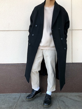 ダブルコート のメンズ人気ファッションコーディネート Wear