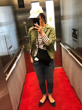 「アイテム（ピアス（両耳用））」を使った、waonwaさん（レディース・153cm・30代）の春コーディネート