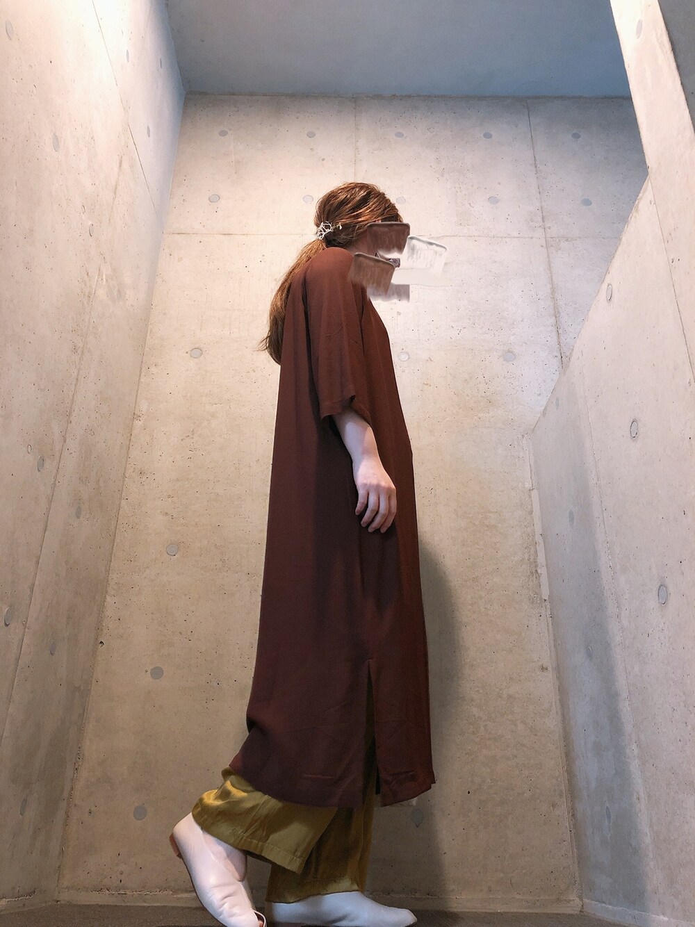美品 ユナイテッドアローズ TOKYO 3,2万 サテンのシフォン