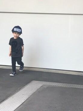 「Ralph Lauren」｜「アイテム（スリッポン）」を使った、ひなたさん（キッズ・90cm）の秋コーディネート