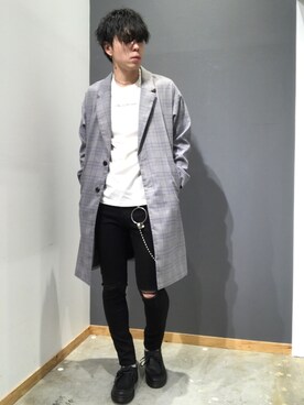 横山 哉斗さん（メンズ・179cm）の春コーディネート