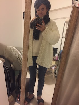 「Regalect（リガレクト）のアイテム（ジャケット/アウター）」を使った、ぽめさん（レディース・158cm）の冬コーディネート