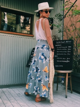 mayumi furuuchiさん（レディース・160cm）の夏コーディネート