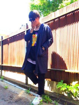 「MARC JACOBS（マークジェイコブス）のアイテム（ファッション雑貨）」を使った、ダニコロさん（メンズ・183cm）の春コーディネート