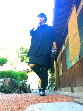 「SISTERE（システレ）のアイテム」を使った、ダニコロさん（メンズ・183cm）の夏コーディネート