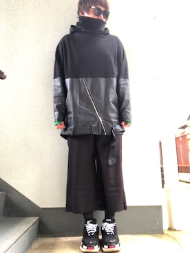 「ankoROCK（アンコロック）のアイテム（トップス）」を使った、ダニコロさん（メンズ・183cm）の春コーディネート