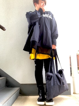「CINZIA ARAIA（チンツィア アライア）のアイテム」を使った、ダニコロさん（メンズ・183cm）の秋コーディネート