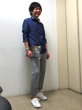 「アイテム（音楽/本・雑誌）」を使った、mattsunさん（メンズ・168cm）の夏コーディネート