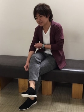 「HIGH STREET（ハイストリート）のアイテム」を使った、mattsunさん（メンズ・168cm）の夏コーディネート