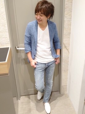 「HIGH STREET（ハイストリート）のアイテム」を使った、mattsunさん（メンズ・171cm）の夏コーディネート