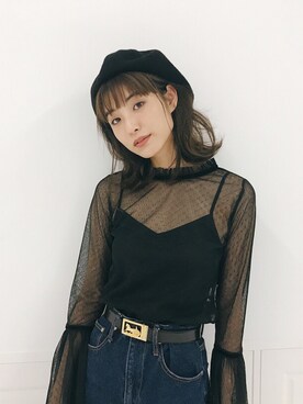 「イズカジ」｜出岡美咲(izu)さん（レディース・168cm）の秋コーディネート