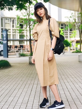 出岡美咲(izu)さん（レディース・168cm）の春コーディネート