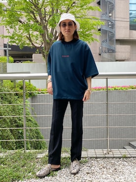 「THEE（シー）のアイテム」を使った、増田    敬介さん（メンズ・166cm）の春コーディネート