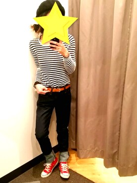 「ドラフトリーバイス」｜「アイテム（ハンチング/ベレー帽）」を使った、kochanさん（レディース・154cm）の冬コーディネート