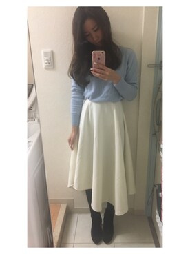 MARINEさん（レディース・156cm）の冬コーディネート