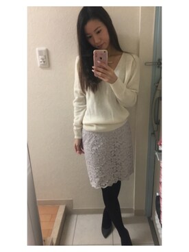 MARINEさん（レディース・156cm）の冬コーディネート