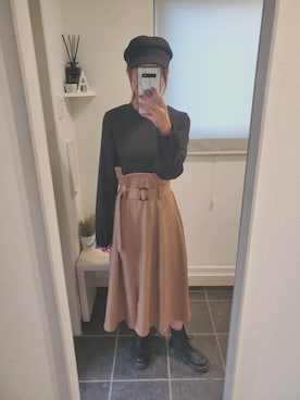 sykさん（レディース・156cm）の冬コーディネート