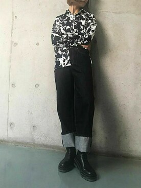 「マーブル」｜me+emselectさん（レディース・166cm）の秋コーディネート