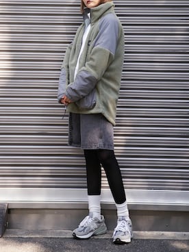 「くすみカラー」｜me+emselectさん（レディース・166cm）の秋コーディネート