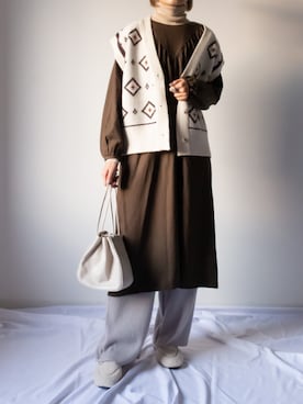 me+emselectさん（レディース・166cm）の冬コーディネート