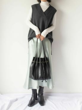 me+emselectさん（レディース・166cm）の冬コーディネート