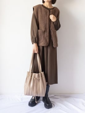 me+emselectさん（レディース・166cm）の冬コーディネート