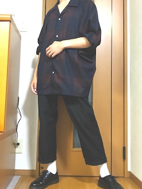 「まだ夏」｜RinGさん（メンズ・170cm）の秋コーディネート