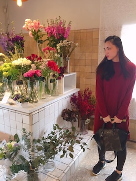 「GAYA（ガヤ）のアイテム」を使った、Angelia さん（レディース・166cm）の春コーディネート