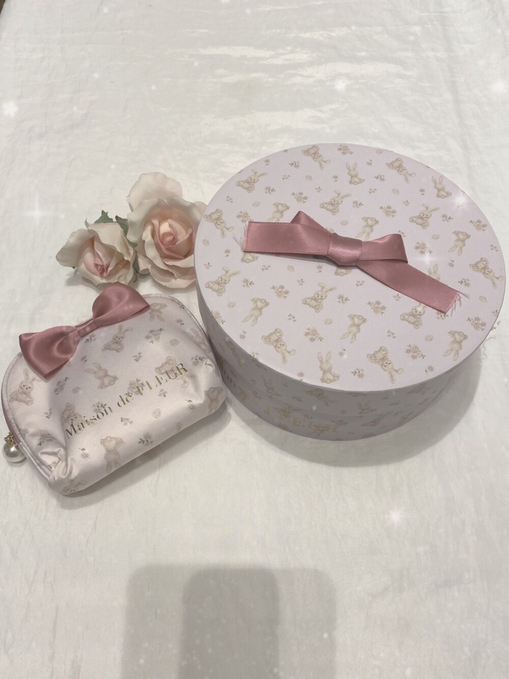 「Maison de FLEURのアイテム（その他雑貨、ピンク系）」を使った、yukinaさん（レディース・145cm）の春コーディネートの1枚目の写真