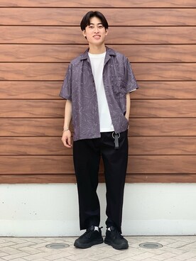 「Hender Scheme（エンダースキーマ）のアイテム（財布/小物）」を使った、まひろさん（メンズ・174cm）の春コーディネート