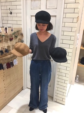 「H&M（エイチ・アンド・エム）のアイテム（ニット/セーター）」を使った、14+ ピオレ姫路店 スタッフさん（レディース・165cm）の秋コーディネート